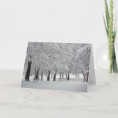 sneeuw kaart (Voorkant)