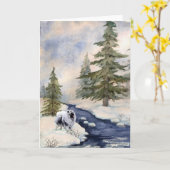 Sneeuw Kees Card Kaart (Gele Bloem)