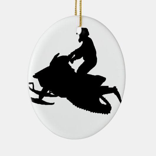 sneeuw keramisch ornament (Rechts)