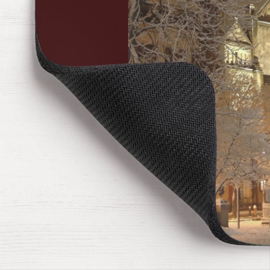 sneeuw_kerk_stel_tv muismat (Hoek)