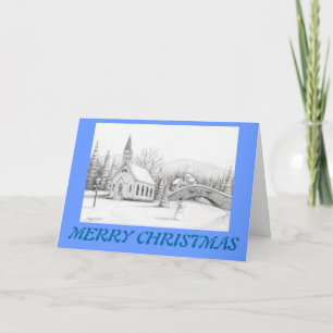 Sneeuw Kerst Kaart