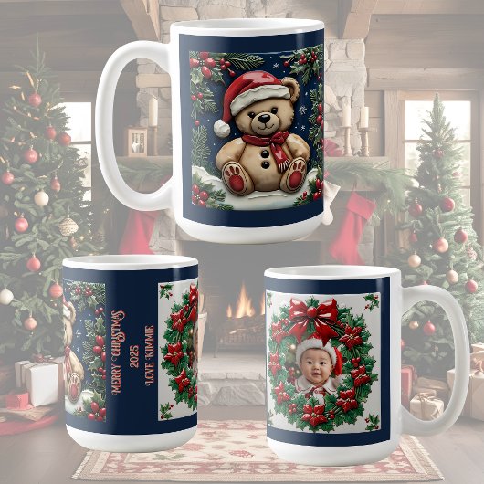 Sneeuw Kerstbeer Koffiemok