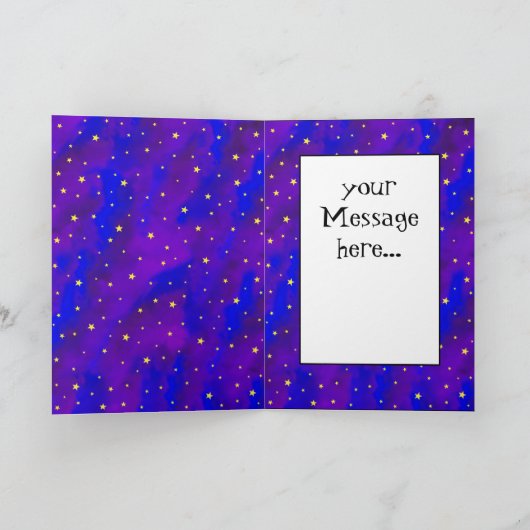 Sneeuw Kerstboom Feestdagen Kaart (Binnen)