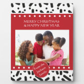 Sneeuw - kerstBriefpapier en cadeautjes Fotoplaat (Voorkant)