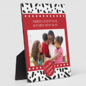 Sneeuw - kerstBriefpapier en cadeautjes Fotoplaat (Zijkant)