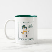 Sneeuw Koel & Chill Douane Sneeuwpop Mok – Cadeau (Links)