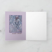 Sneeuw Koningin Art Card Feestdagen Kaart (Binnen)