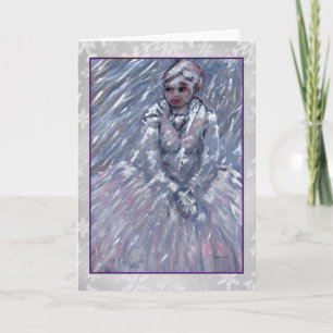 Sneeuw Koningin Art Card Feestdagen Kaart