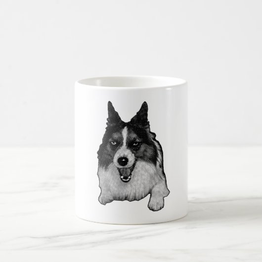 Sneeuw-Kus Corgi Hallo Koffiemok (Center)