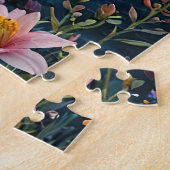 Sneeuw Leopard Castle sterren Jigsaw Puzzle Legpuzzel (Zijkant)