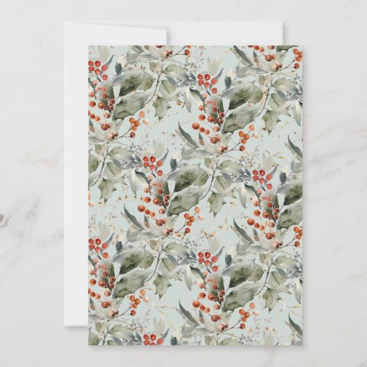 Sneeuw Leopard Cub | Schattige Arctisch Winter Bab Kaart (Achterkant)