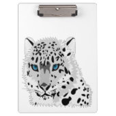 SNEEUW LEOPARD DIER KLEMBORD (Voorkant)