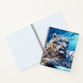 Sneeuw Leopard Dier Wilderness Wall Art Notitieboek (Binnen)