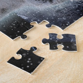 SNEEUW LEOPARD Endangered Species of Big Cat Legpuzzel (Zijkant)