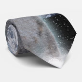 SNEEUW LEOPARD Endangered Species of Big Cat Stropdas (Opgerold)