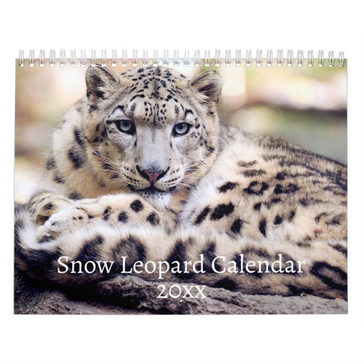 Sneeuw Leopard Kalender (Hoes)