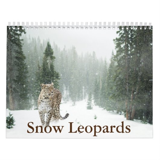 Sneeuw Leopard Kalender (Hoes)