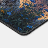 Sneeuw Leopard Kasteel Zonsopgang reflectie Bureaumat (Hoek)