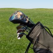 Sneeuw Leopard Kasteel Zonsopgang reflectie Golfheadcover (Insitu)