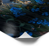 Sneeuw Leopard Kasteel Zonsopgang reflectie Perfect Poster (Hoek)