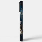 Sneeuw Leopard kijken naar het kasteel Case-Mate iPhone Case (Achterkant / Links)