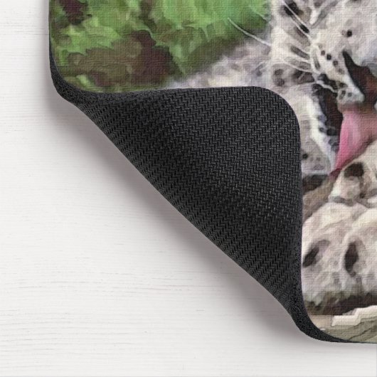 SNEEUW LEOPARD Mousepad Muismat (Hoek)