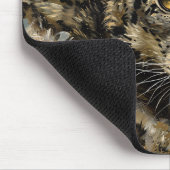 Sneeuw Leopard olieverfschilderij Muismat (Hoek)