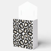 Sneeuw Leopard Print Favor Box Bedankdoosjes (Geopend)
