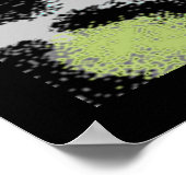 Sneeuw Leopard Spots Poster (Hoek)