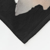 Sneeuw Leopard Winter Berg gepersonaliseerd Fleece Deken (Hoek)