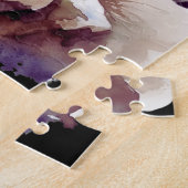 Sneeuw Leopard Winter Berg gepersonaliseerd Legpuzzel (Zijkant)