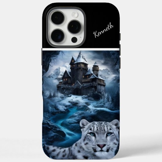 Sneeuw Leopard's Winter Castle Case-Mate iPhone Case (Achterkant)