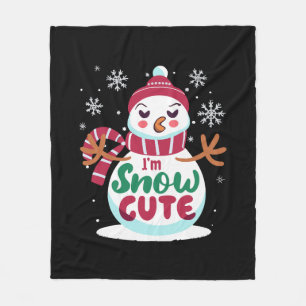 Sneeuw leuk! Omarm de wintercharme van Kerstmis Fleece Deken