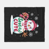 Sneeuw leuk! Omarm de wintercharme van Kerstmis Fleece Deken (Voorkant (Horizontaal))