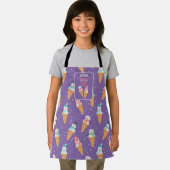 Sneeuw Leuke Sneeuwman Sneeuwkegel Winter Schort (Insitu)