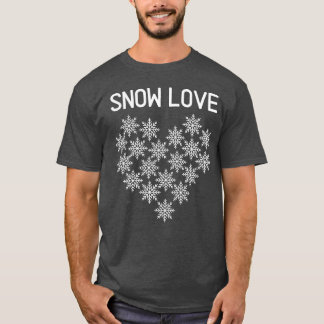 Sneeuw Liefde familie T-shirt