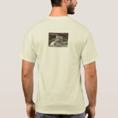 "SNEEUW LUIPAARD" Bedreigde soorten van Big Cat T-shirt (Achterkant)