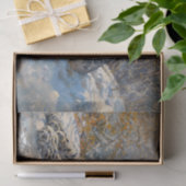 Sneeuw Luipaard Slapen in de sneeuw Decoupage Tissuepapier (Geschenk)