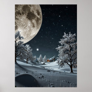 SNEEUW MAAN POSTER