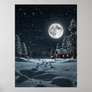 SNEEUW MAAN POSTER
