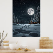 SNEEUW MAAN POSTER (Keuken)