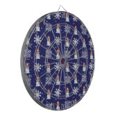 Sneeuw Man Dartbord (Voorkant Links)