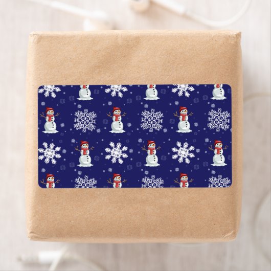 Sneeuw Man Etiket (Insitu)