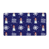 Sneeuw Man Etiket (Voorkant)