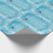Sneeuw Man Kerst Wrapping Papier (Hoek)