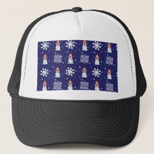 Sneeuw Man Trucker Pet