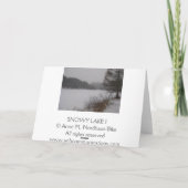 Sneeuw Meer I Kaart (Achterkant)