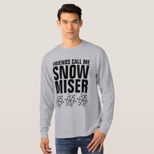 SNEEUW MISER  T-SHIRTS (Voorkant volledig)