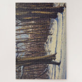 Sneeuw Natuur Scene Kleurrijke Schaduwen Legpuzzel (Verticaal)