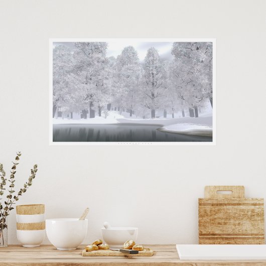 Sneeuw november poster (Keuken)